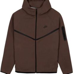 Nike Mens Medium Nike Tech Fleece Windrunner Brown