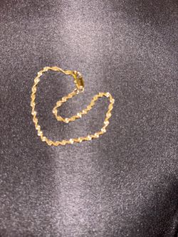 Gold Twisted Chain Bracelet