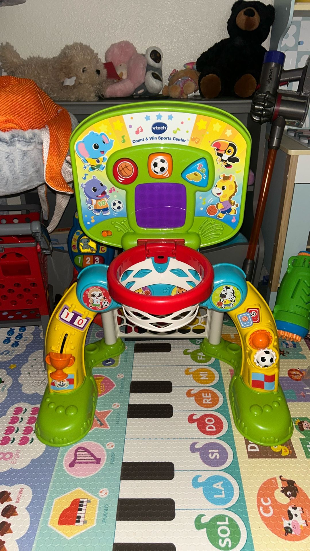 Toddler Basketball Hoop And Soccer Goal