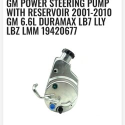 Chevy GMC heavy duty trucks power steering pump