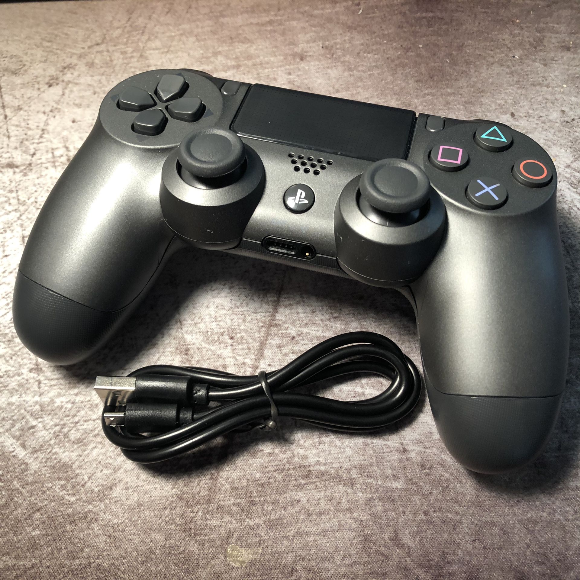Steel grey PS4 controller - like new