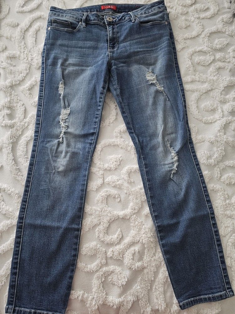 Skinny Mid Rise Guess Jeans