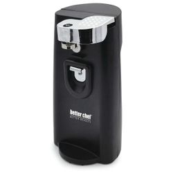 Better Chef Deluxe Electric Can Opener With Built-in Knife Sharpener And Bottle Opener – Extra Tall,