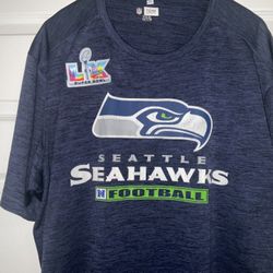 Seattle Seahawks Super Bowl LT-Shirt Adult Mens Size XL Preowned well kept in very good condition 