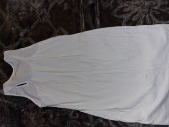 White long tank top / dress