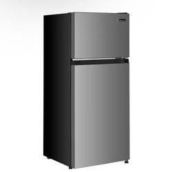 4.5 cu. ft. 2 Door Mini Refrigerator with Freezer 