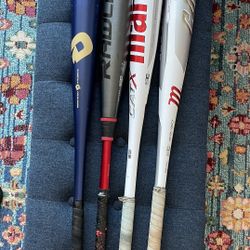 DeMarini, Marucci, Rawlings BBCOR -3 (33 & 34 In)