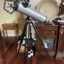 CELESTRON StarSense Explorer DX 130AZ Smartphone App-Enabled Telescope – Works with StarSense App to Help You Find Stars, Planets & More – 130mm Newto