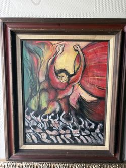David Alfaro Siqueiros Óleo/ Canva .pintor Mexicano