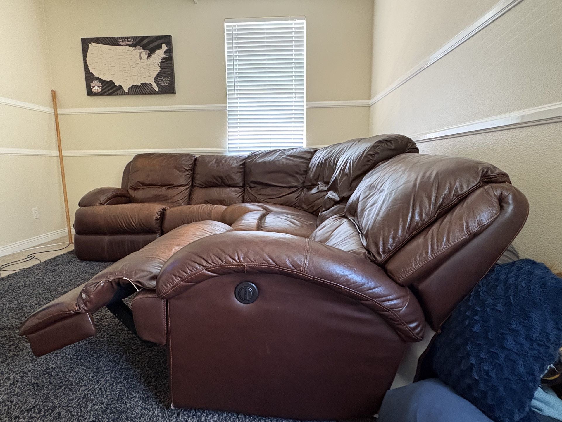 Double Recliner Sectional