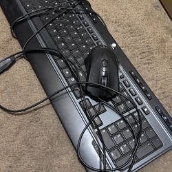 Gaming mouse and keyboard 