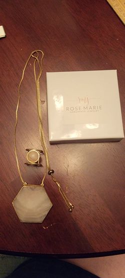 Rose Marie Handmade Crystal Jewlery Set