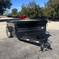 Ironbull 14’ 2’ Sides Dump Trailer