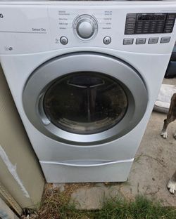 Dryer - LG front load w/ drawer stand