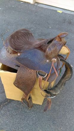 Western Horse Saddle