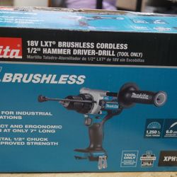  Makita XPH14Z 18V LXT Li‑Ion Brushless 1/2" Hammer Driver Drill (Tool Only) NEW