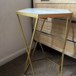 Marble/gold Side Table