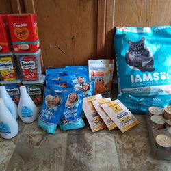 Cat Food, Treats, Odor & Stain Remover 