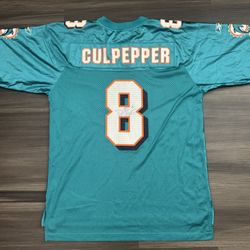Signed Daunte Culpepper #8 Miami Dolphins Jersey Men’s Large NO COA