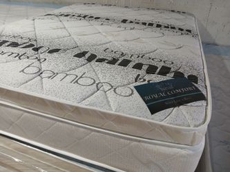 $200 Queen pillow top mattress only brand new free delivery same-day