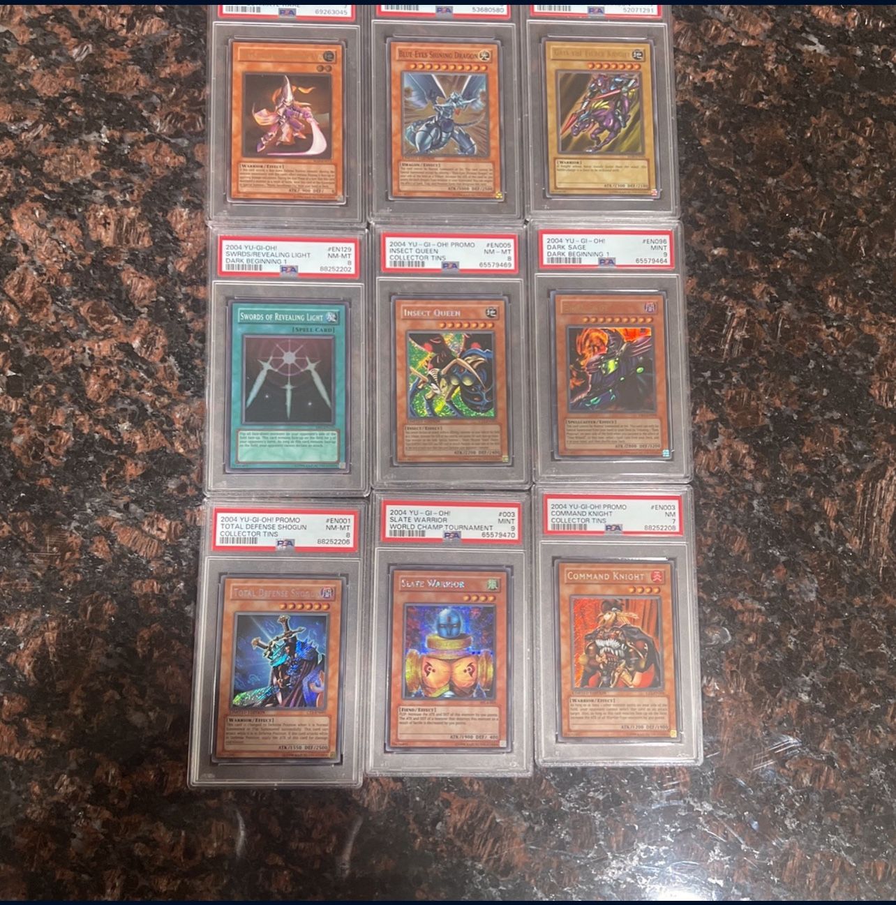yugioh cards 2004 Yu-Gi-Oh World Championship Tournament trap cards YUGIOH 2004 COLLECTOR TINS 6