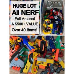 HUGE NERF Gun arsenal LOT - MUST GO