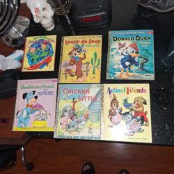 Little Golden Books (5)  Vintage Childrens Books 5 For 20
