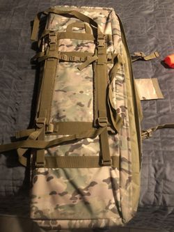 Rifle bag w/ backpack straps