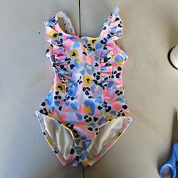 Cat & Jack Girls Swimsuit Small