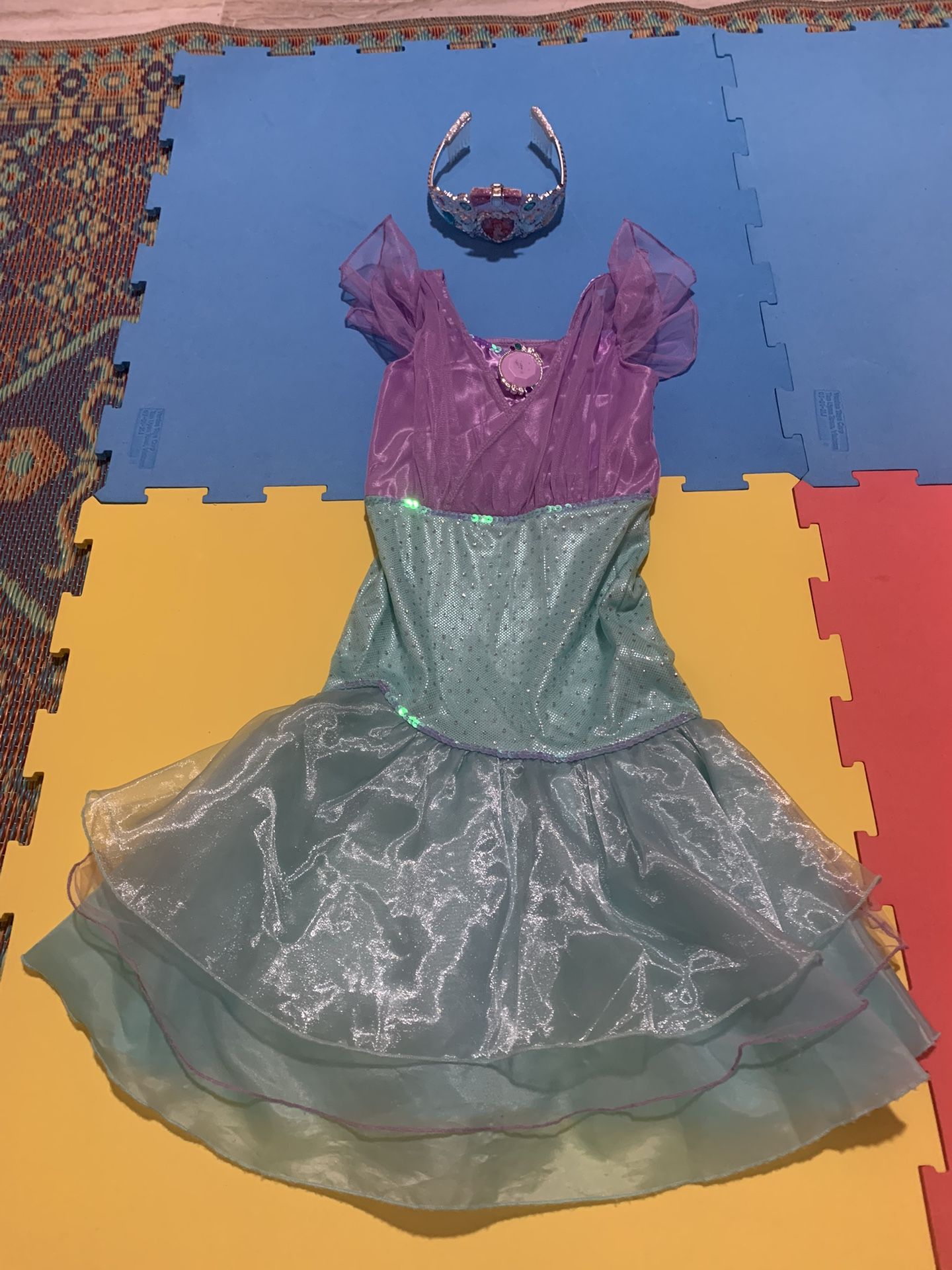 Disney Mermaid Dress Size 4