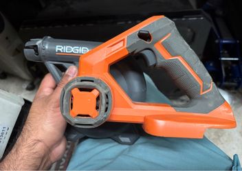 RIDGID charger and blower