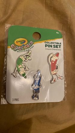 Crayola experience collectible crayons pin set