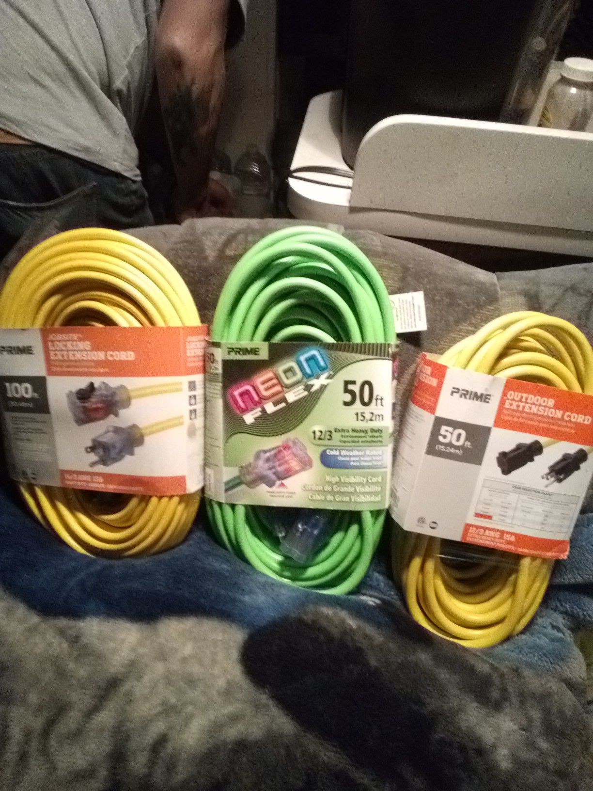 (3) Extension Cords