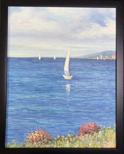 Sailing Into Serenity Oil Painting