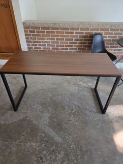 Desk- 55" L 24" W 29" T . Good Condition.  $45