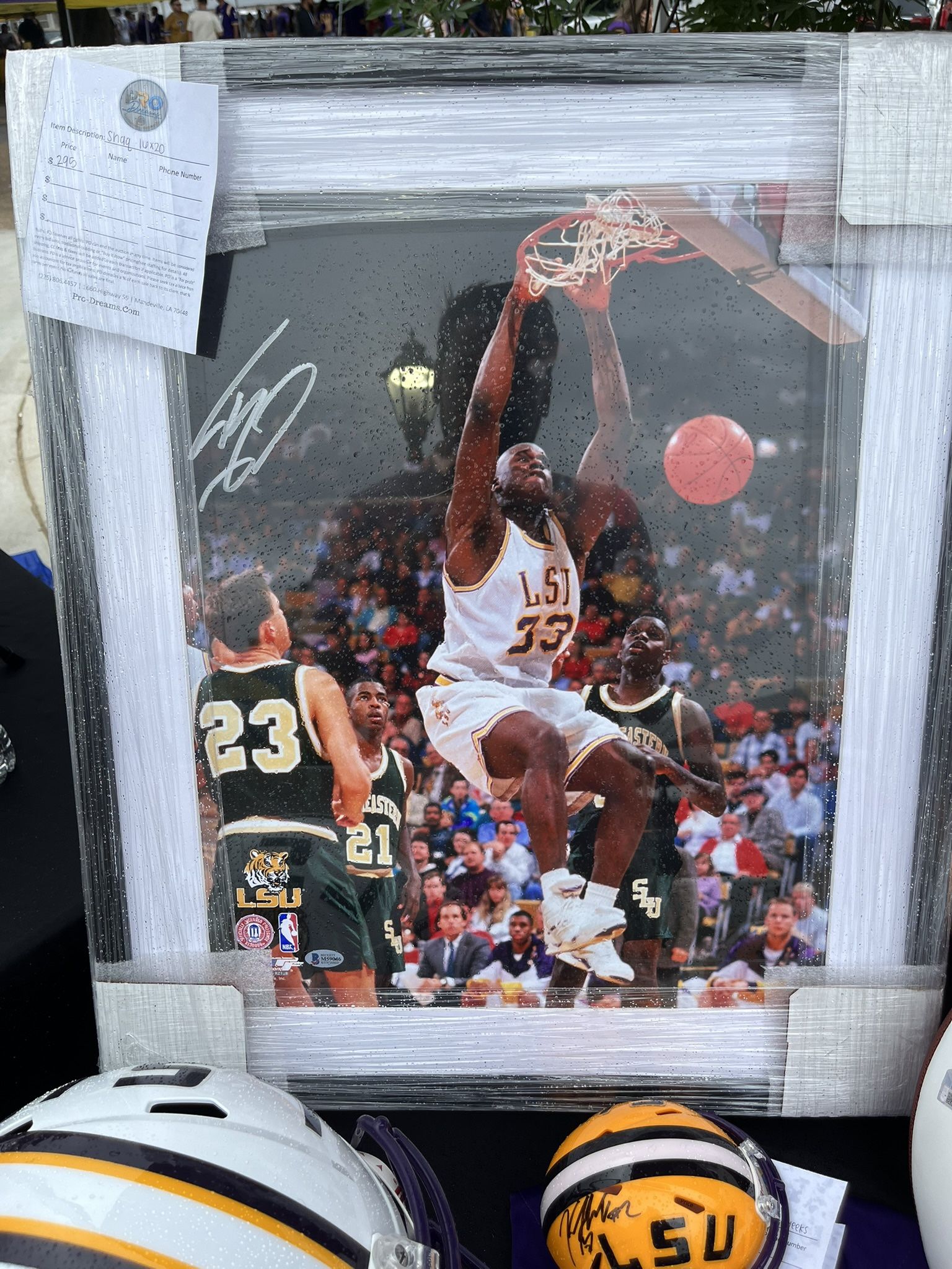 Autographed Shaq Picture