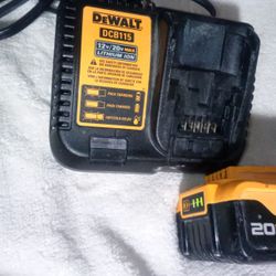 DeWalt Charger & Battery 