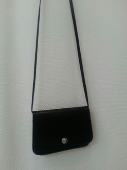 Aigner black leather purse