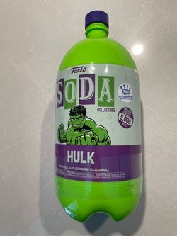 Hulk Jumbo 3 Liter Funko SODA 3L *SEALED MINT* LE5000 Online Shop Exclusive *Chance CHASE* Marvel Avengers Giant Supersized Bruce Banner Red