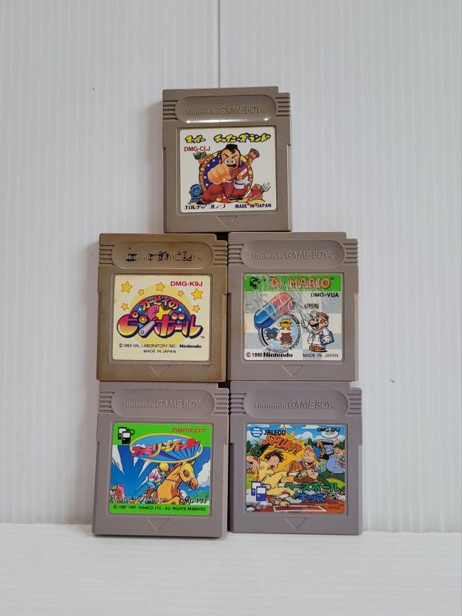 Vintage Nintendo Gameboy Cartridge Games Tested and Work Lot Of 5