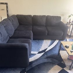 Navy Blue Sectional Couch