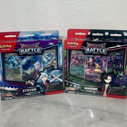 Pokemon Rival Battle Deck Steven & Marnie Illustration Rare Bundle