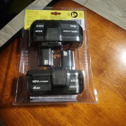 Ryobi 18v Batteries 4.0ah 