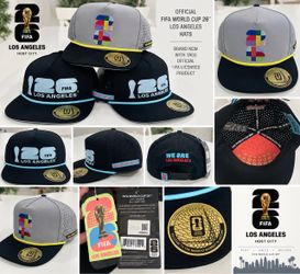 Official FIFA World Cup 26 Los Angeles Host City Hats – Brand New w/ Tags