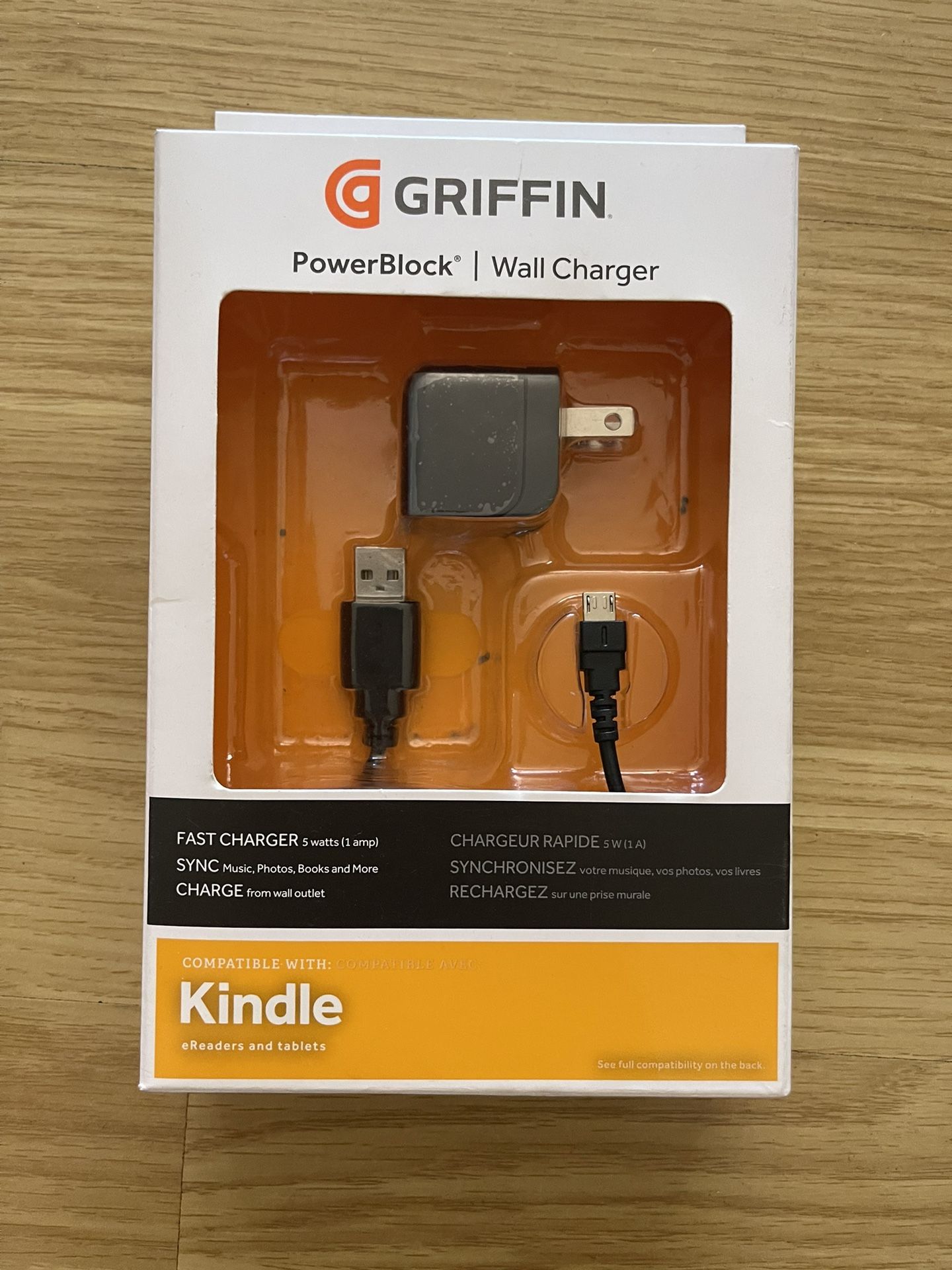 Griffin Powerblock Wall Charger For Kindle