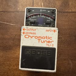 Boss TU-3 Chromatic Tuner Pedal with Bypass