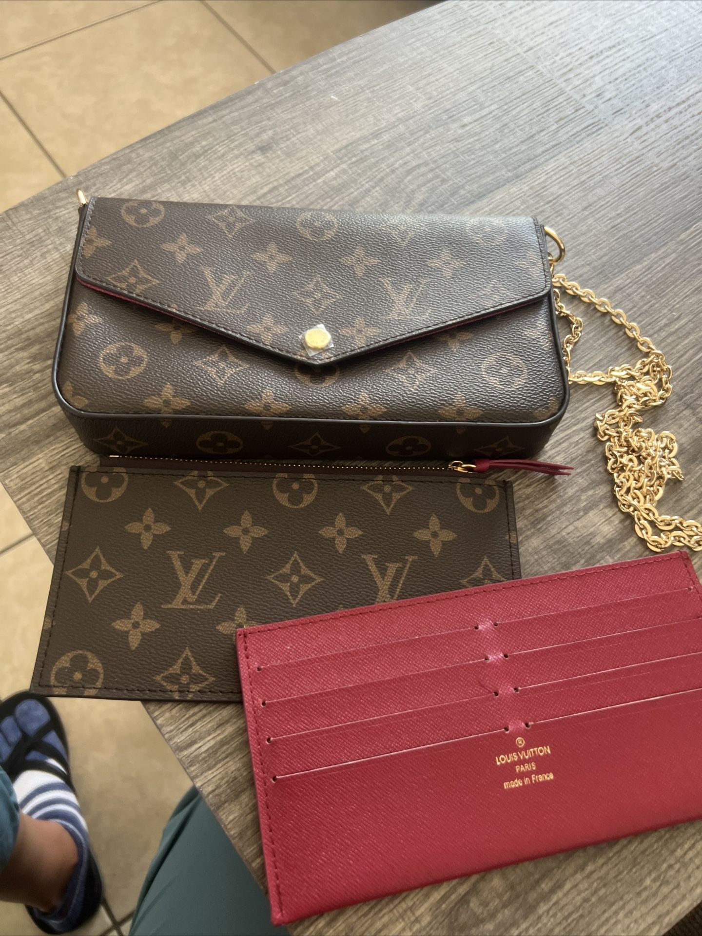 Louis Vuitton Monogram Wallet Brown F