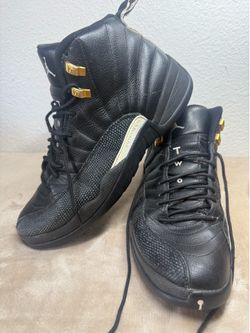 Air Jordan 12 Retro “The Master” Black and Gold Men's Shoes, Size 12