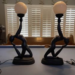 Vintage Art Deco Lamps 
