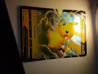 Pokemon Card Pikachu V 086/264